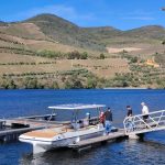 electric boat in douro valley